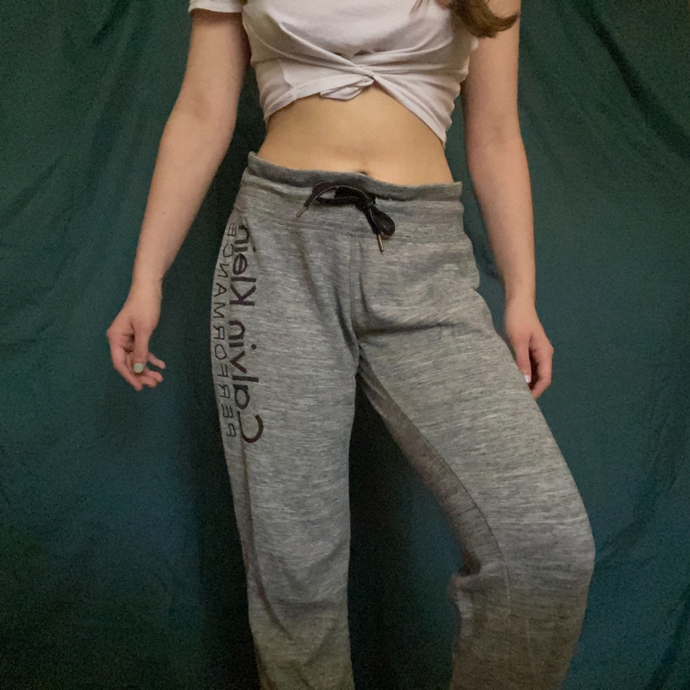 - calvin klein grey sweatpants